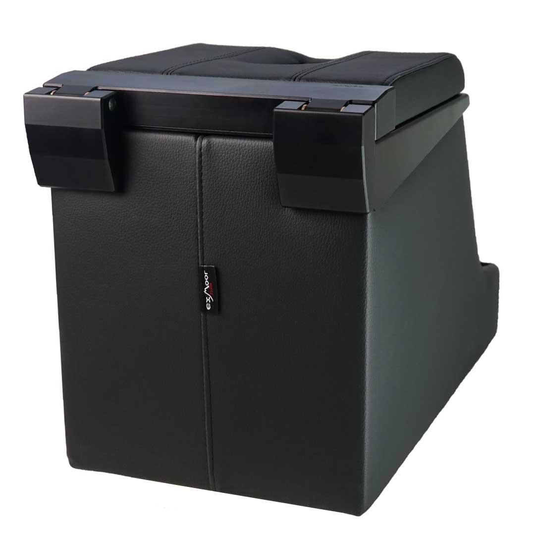 Premium Cubby Box (abschließbar) (XS, schwarzes Vinyl)