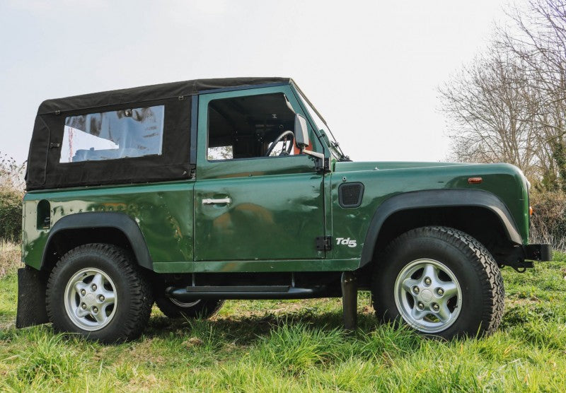 Soft Top Kit (Heavy Duty) Defender 90 (schwarz) Canvas (mit Seitenfenstern)