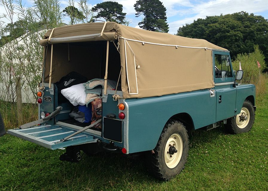 Canvas Soft Top / Plane / Verdeck 109" (ohne Seitenfenster)