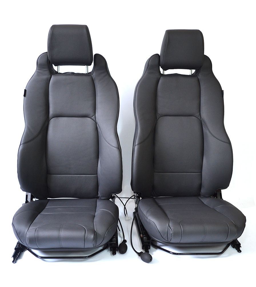 Defender "Elite Sitz MK2" (Paar) beheizt (schwarzes Vinyl)