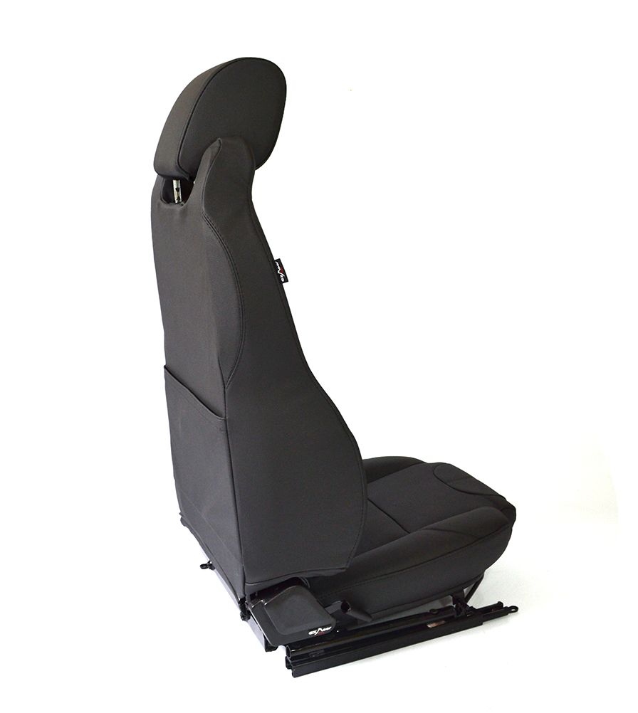 Defender "Elite Sitz MK2" (Paar) beheizt (schwarzes Vinyl)