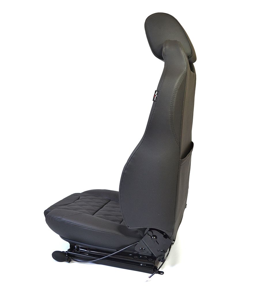 Defender "Elite Sitz MK2" (Paar) beheizt (Diamond, schwarzes Vinyl)