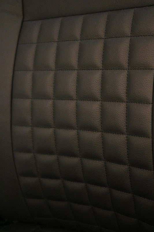 Defender Frontsitze & Cubby Box "COOL N VINTAGE BLACK PACKAGE" (beheizt)