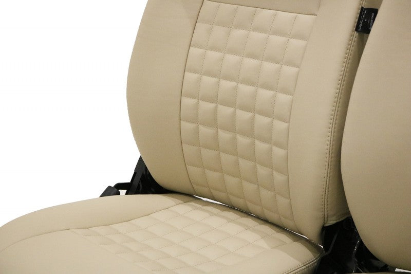 Defender Frontsitze & Cubby Box "COOL N VINTAGE SAVANNAH PACKAGE" (beheizt)