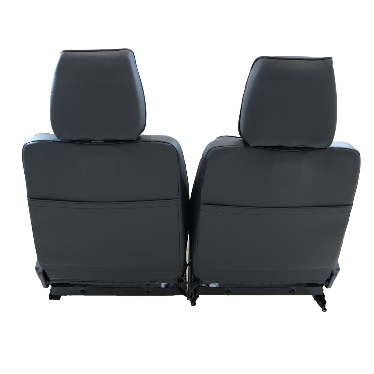 Defender Frontsitze "Classic Flute" (Paar) schwarzes Vinyl (beheizt)