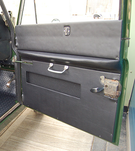 Türverkleidungen vorne (Set) mit Tasche (schwarz)