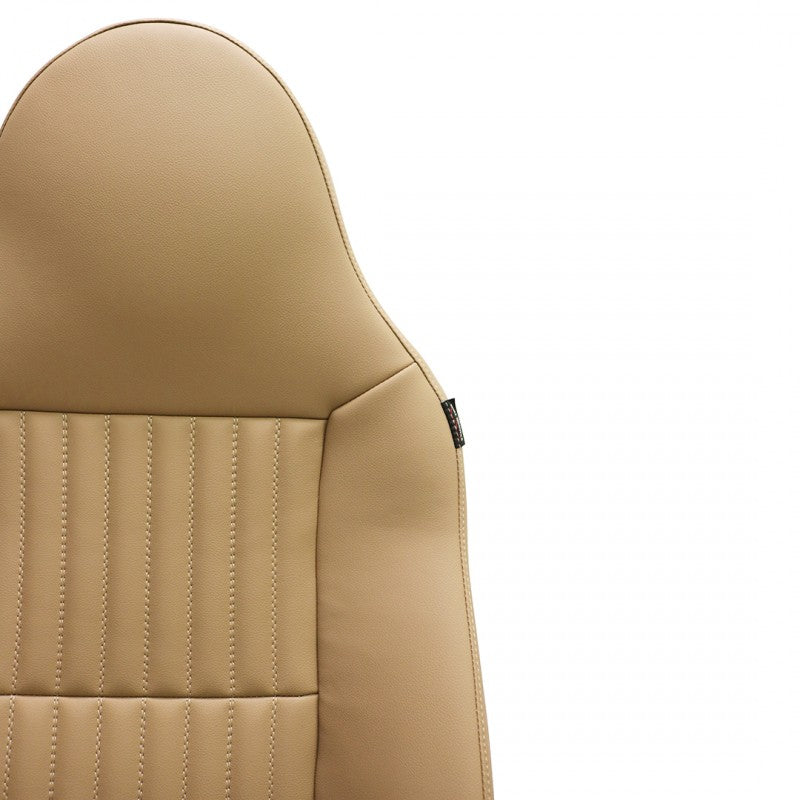 Defender "County Classic Flute" Frontsitze (Paar) beheizt (Camel Vinyl)