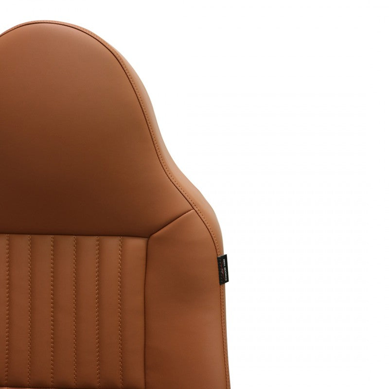 Defender "County Classic Flute" Frontsitze (Paar) beheizt (Oxford Tan Vinyl)