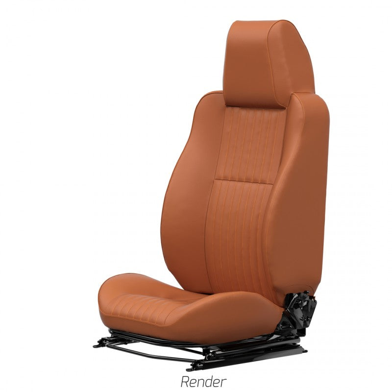 Defender "Urban Classic Flute" Frontsitze (Paar) beheizt (Oxford Tan)