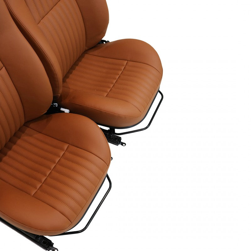 Defender "Urban Classic Flute" Frontsitze (Paar) beheizt (Oxford Tan)