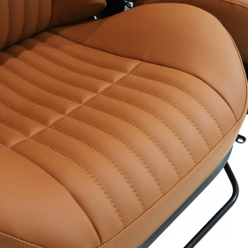 Defender "Urban Classic Flute" Frontsitze (Paar) beheizt (Oxford Tan)