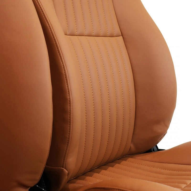 Defender "Urban Classic Flute" Frontsitze (Paar) beheizt (Oxford Tan)