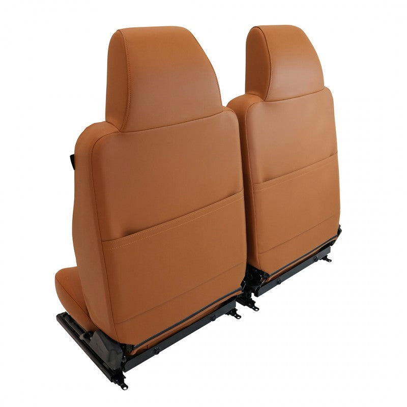 Defender "Urban Classic Flute" Frontsitze (Paar) beheizt (Oxford Tan)