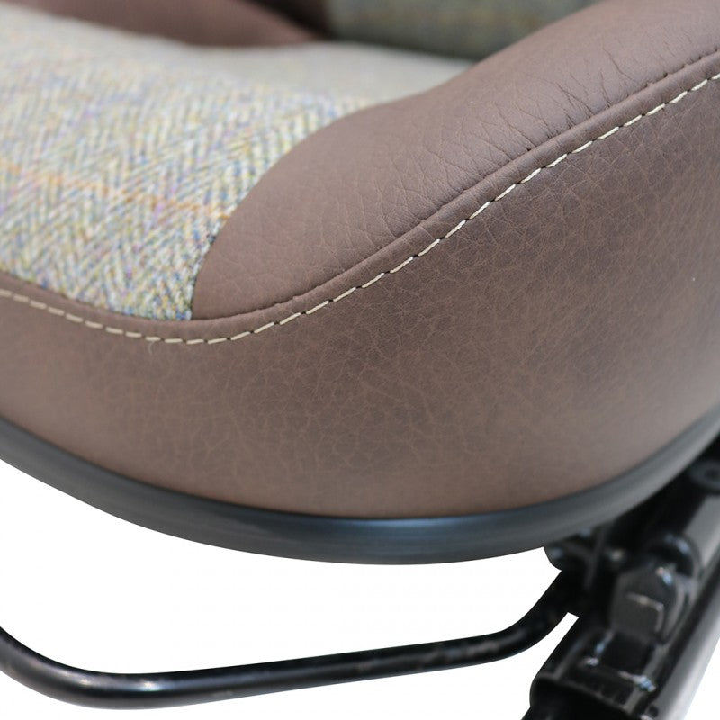 Defender "Urban HARRIS TWEED" Frontsitze (Paar) beheizt (braunes Leder)