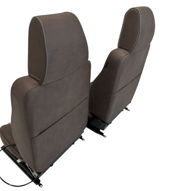 Defender "Urban HARRIS TWEED" Frontsitze (Paar) beheizt (braunes Leder)