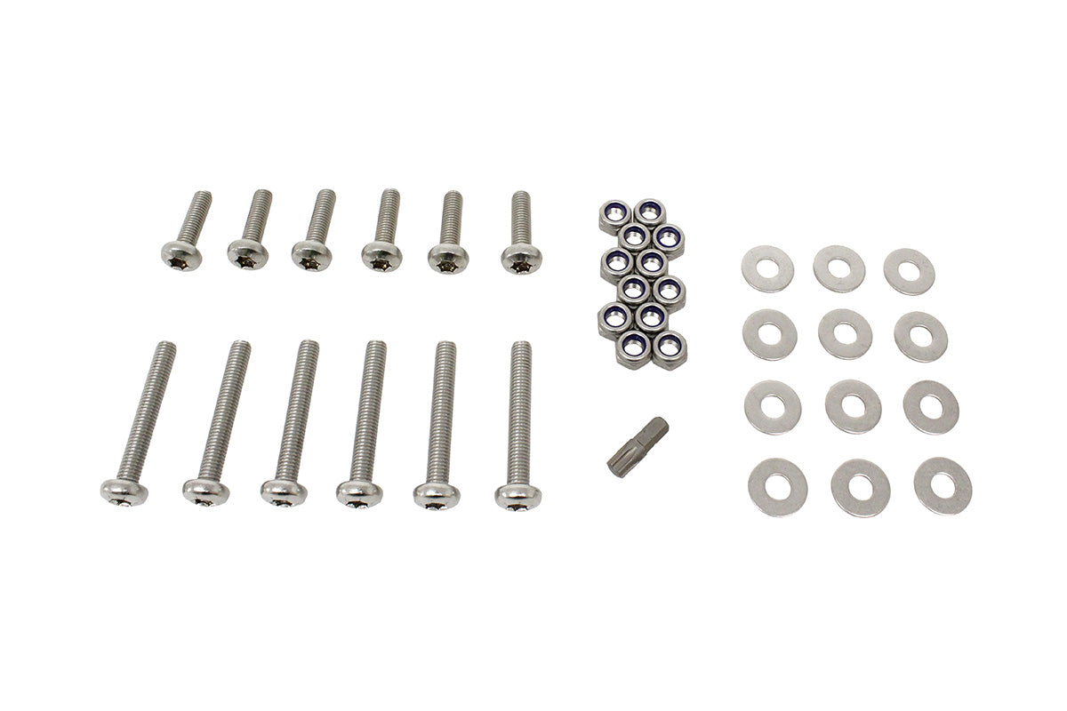 Edelstahlschrauben-Kit Hecktürscharniere (Torx)