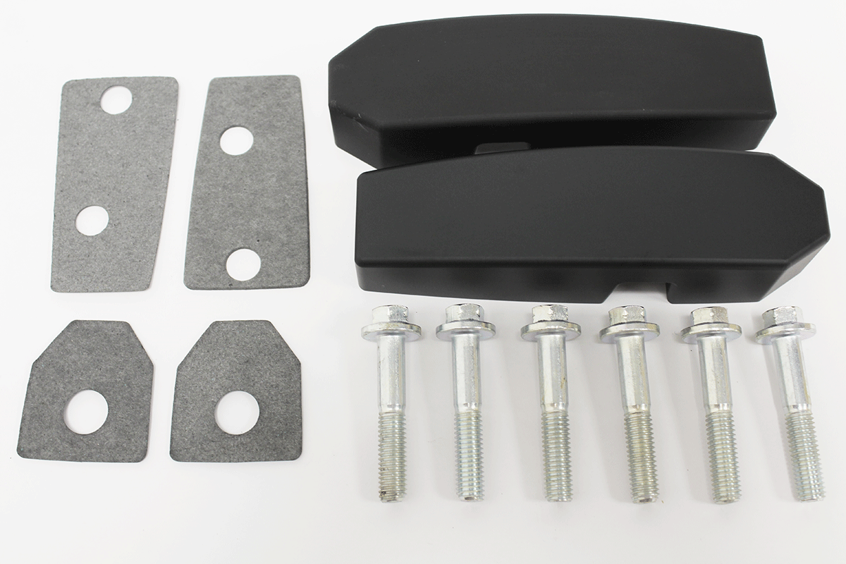 Scharnier-Kit Alu Windschutzscheibe Defender (ab JA912346 / 1992) (schwarz)