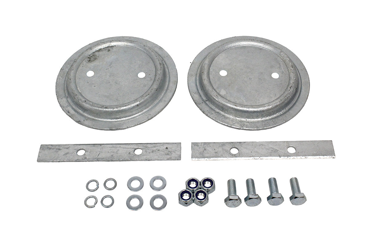 Federteller Paar hinten verzinkt Defender 110/130