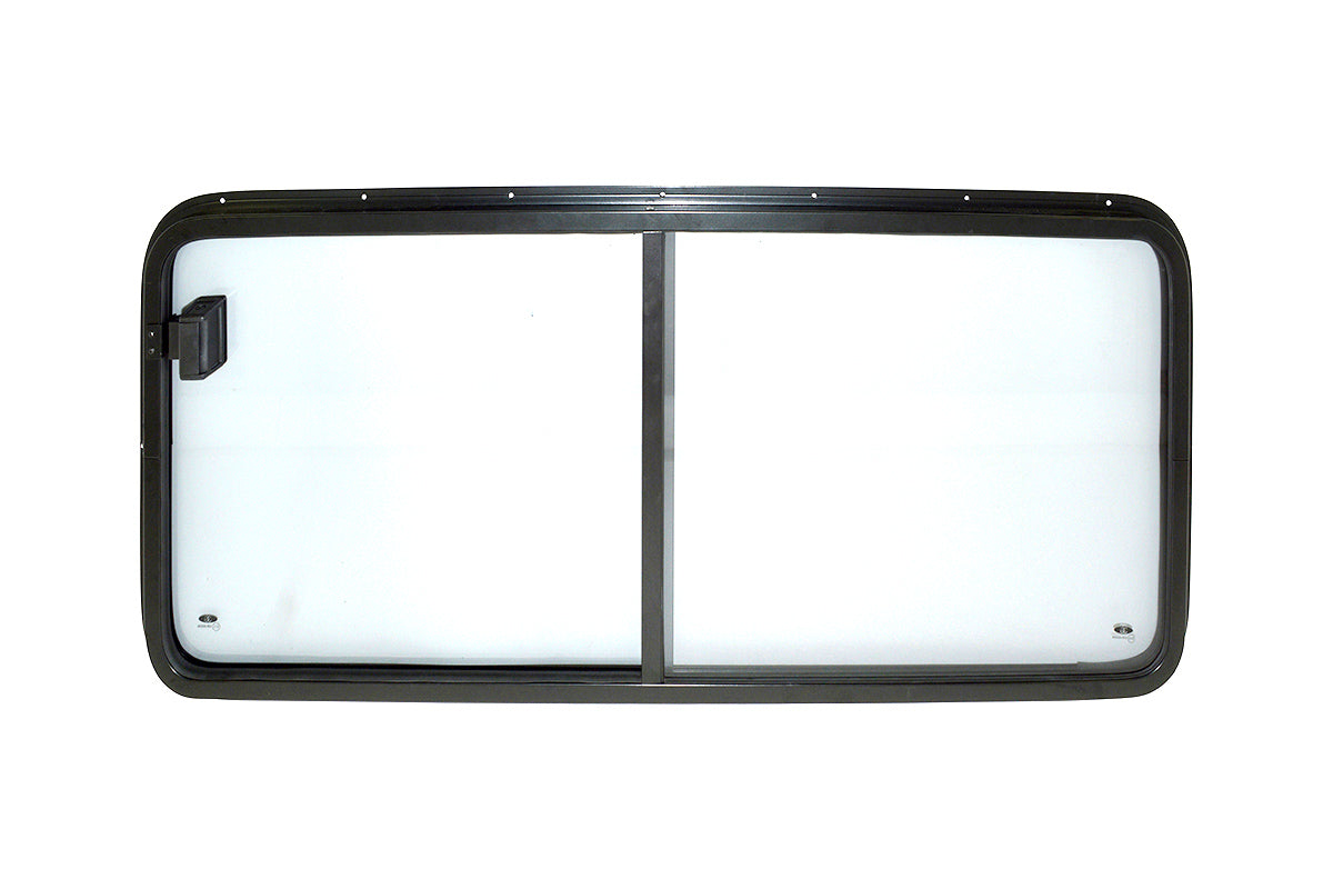 Schiebefenster-Kit (seitlich) grau getönt (Paar) Defender