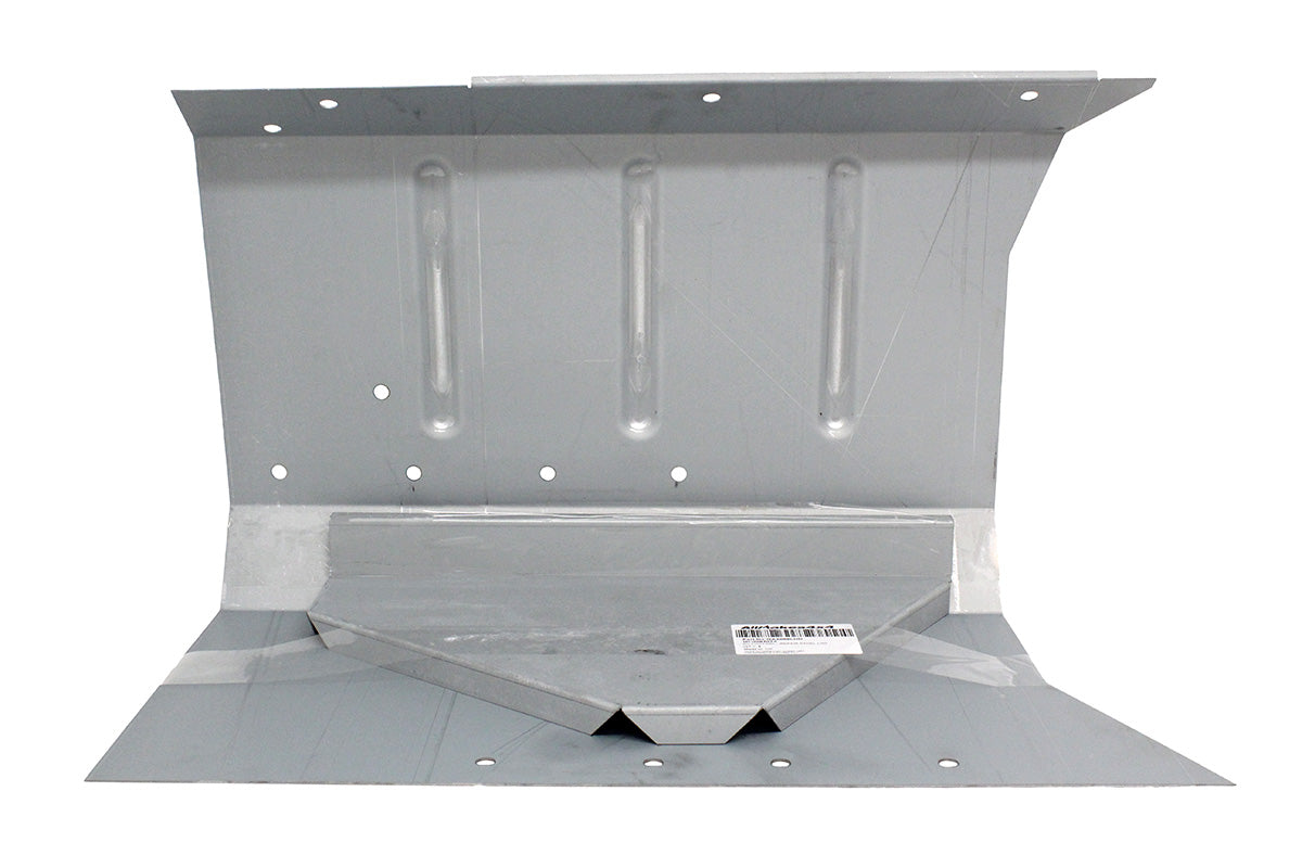 Reparaturblech Fußraum rechts (LHD) mit Rippen