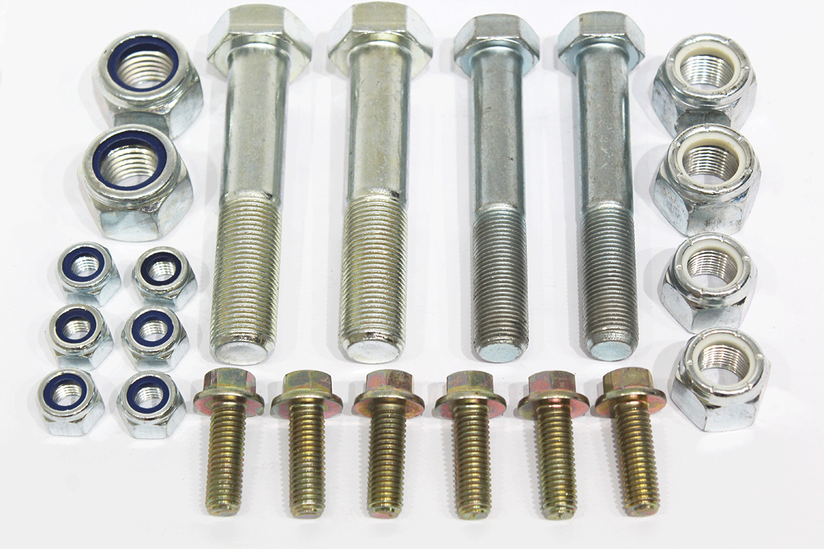 Befestigungs-Kit Fahrwerk Defender hinten (bis YA185791 / 2000)