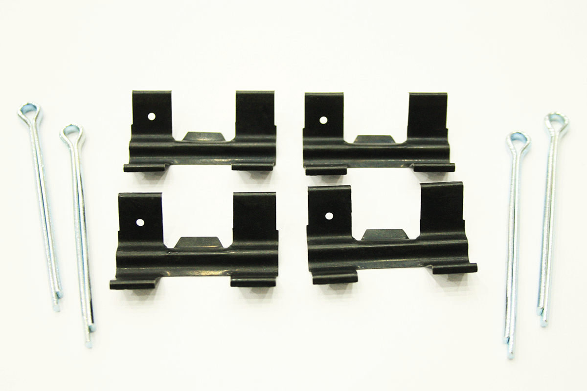 Haltesatz Bremsklötze hinten Defender 90 für STC9188, STC9189, SFP500200, SFP500190, LR032954 (OEM)