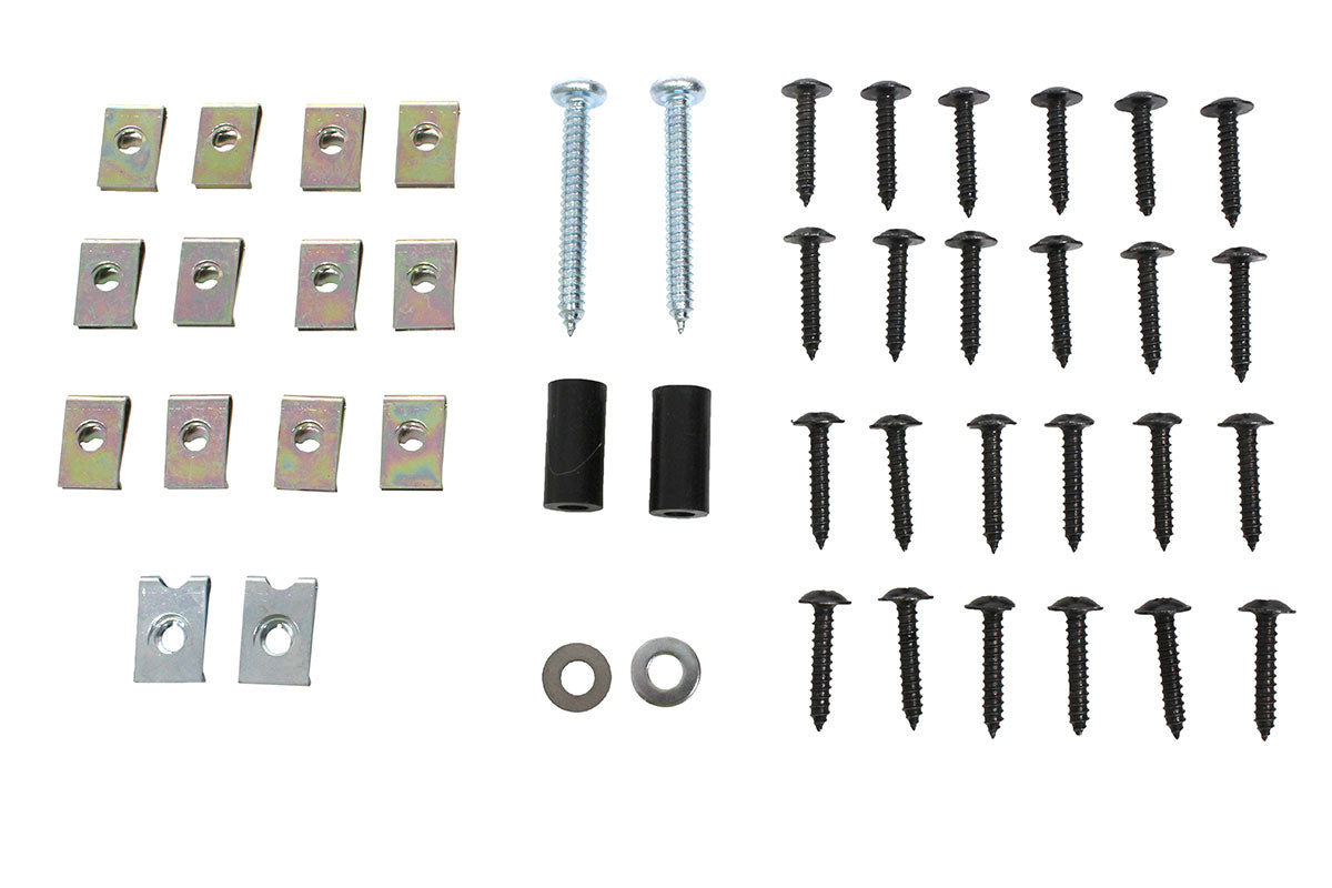 Kühlergrill und Scheinwerferverkleidungen Defender (TVX glänzend schwarz)