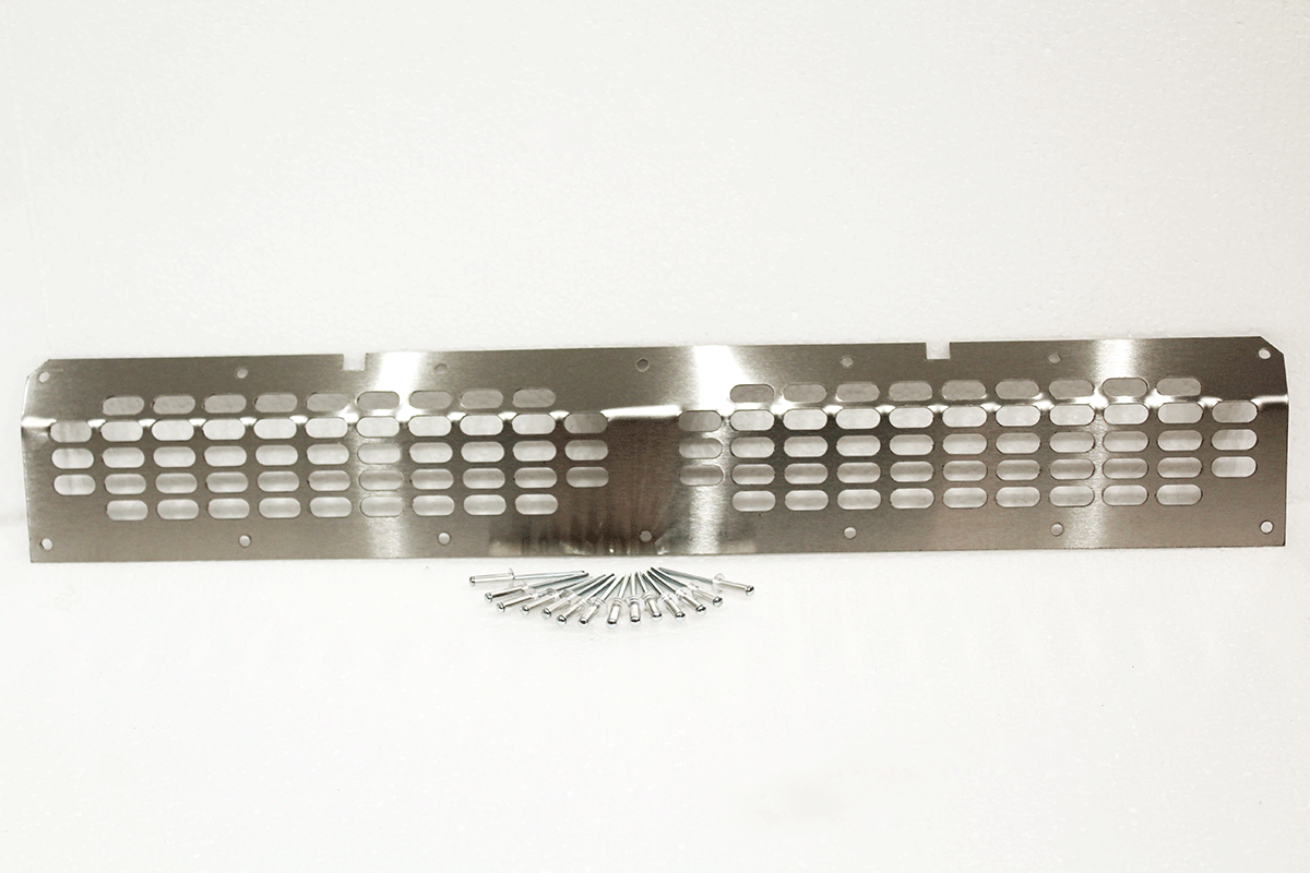 Kühlergrill unten (Edelstahl) Defender (mit Klimaanlage)