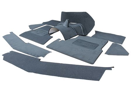 Serie 2 & 3 Teppich-Set vorne schwarz