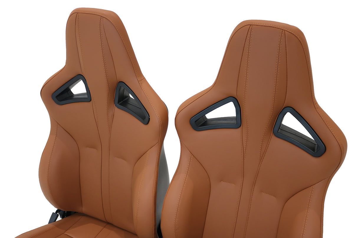 Defender Sportsitze (Paar) beheizt "Elite Sports" (OXFORD TAN VINYL)