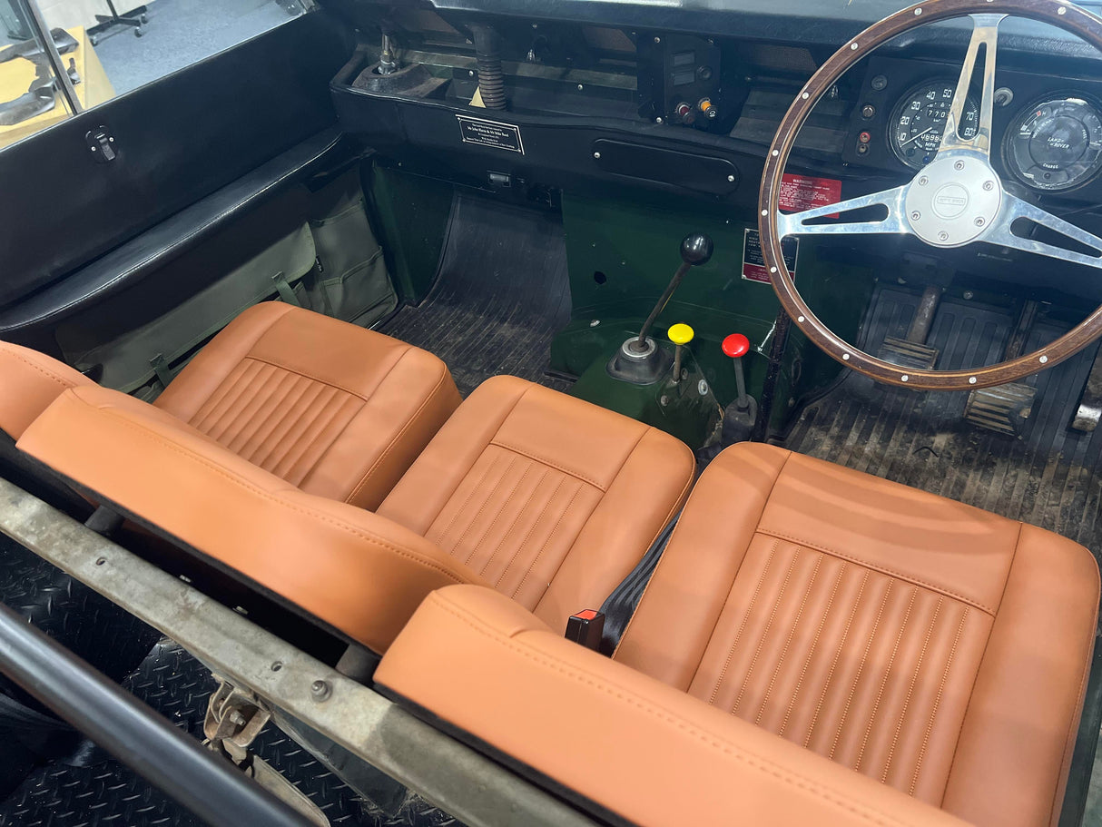 Serie 2 & 3 Frontsitz-Set Deluxe "Classic Flute Oxford Tan Vinyl"