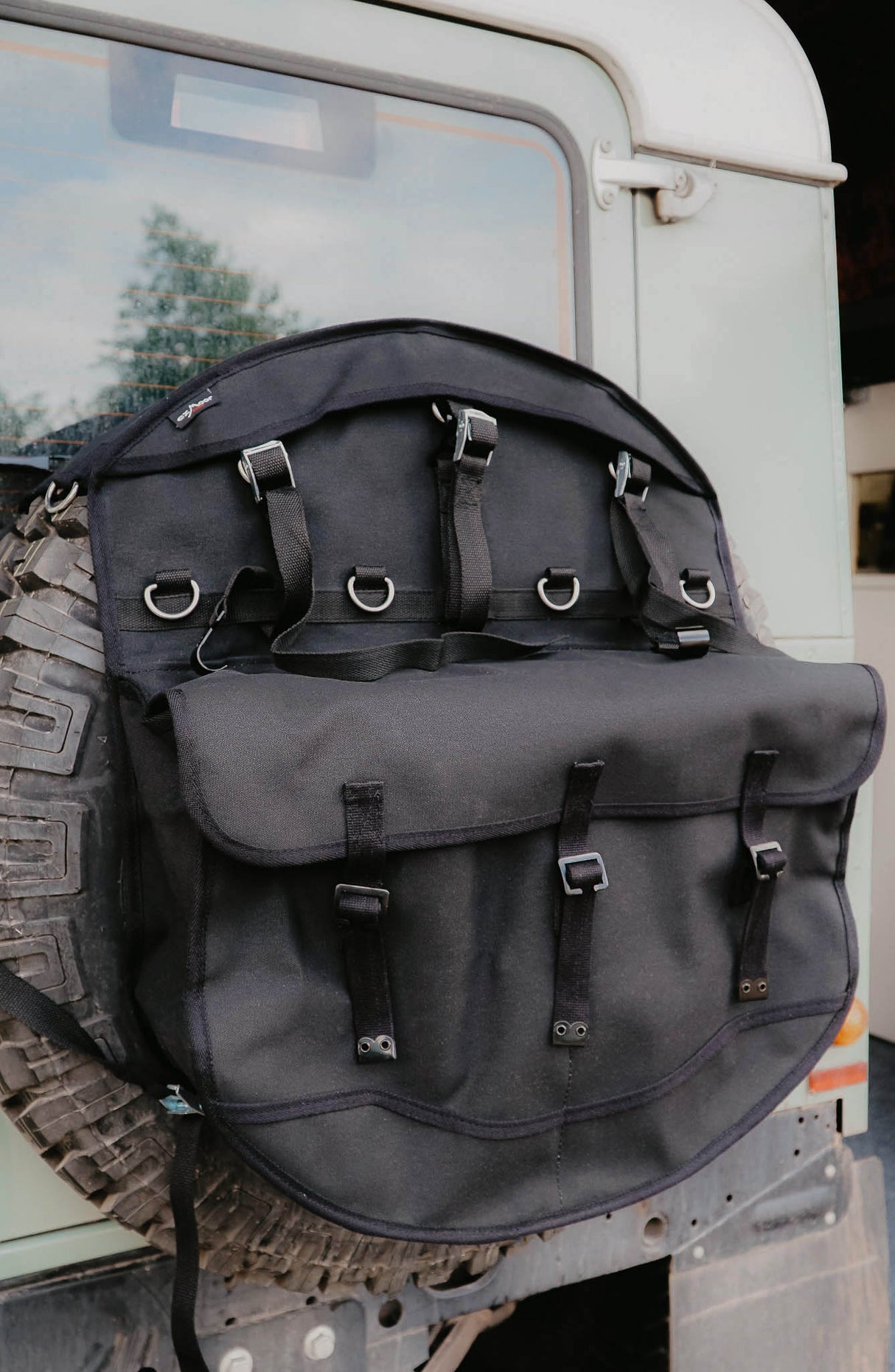 Reserveradrucksack Canvas "Black"