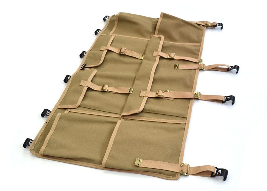 Canvas Seitentasche hinten Serie & Defender "Sand"