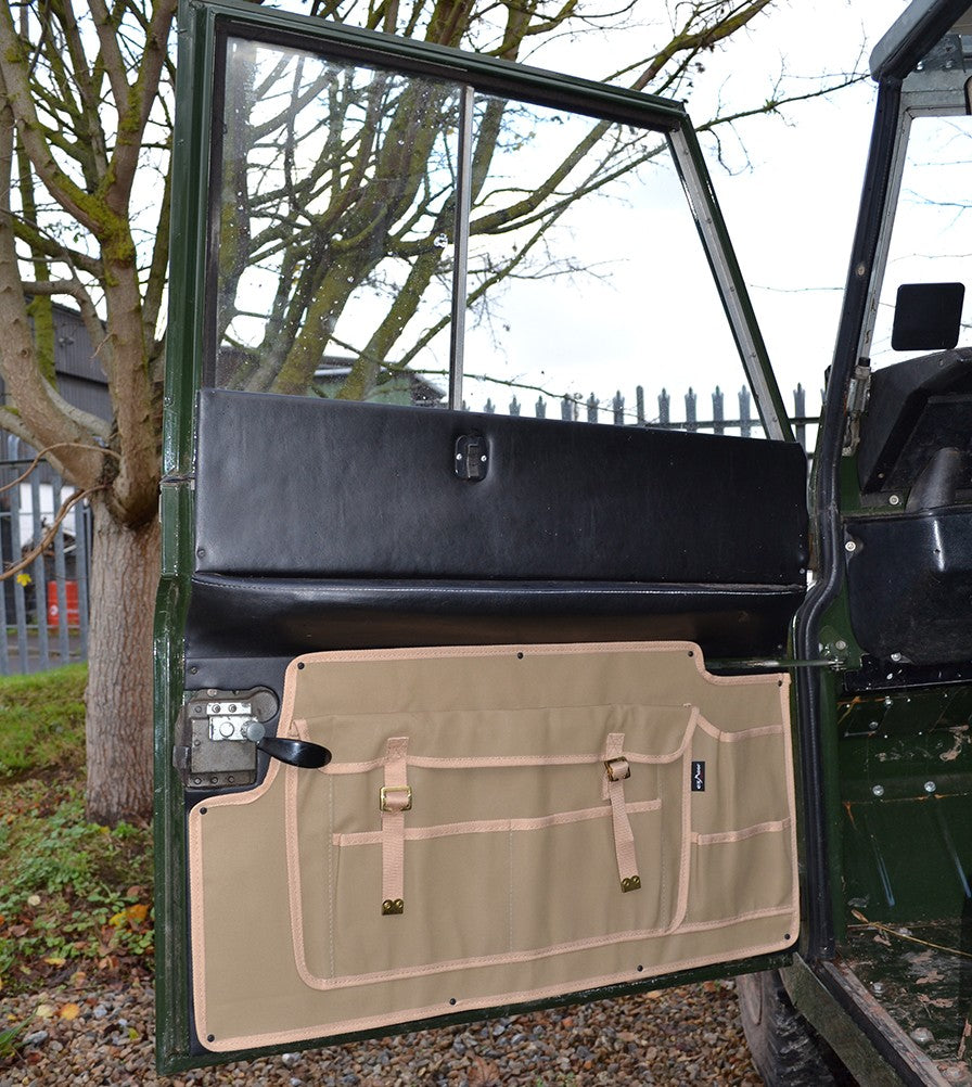 Canvas Türtaschen (Paar) vorne Serie "Sand"