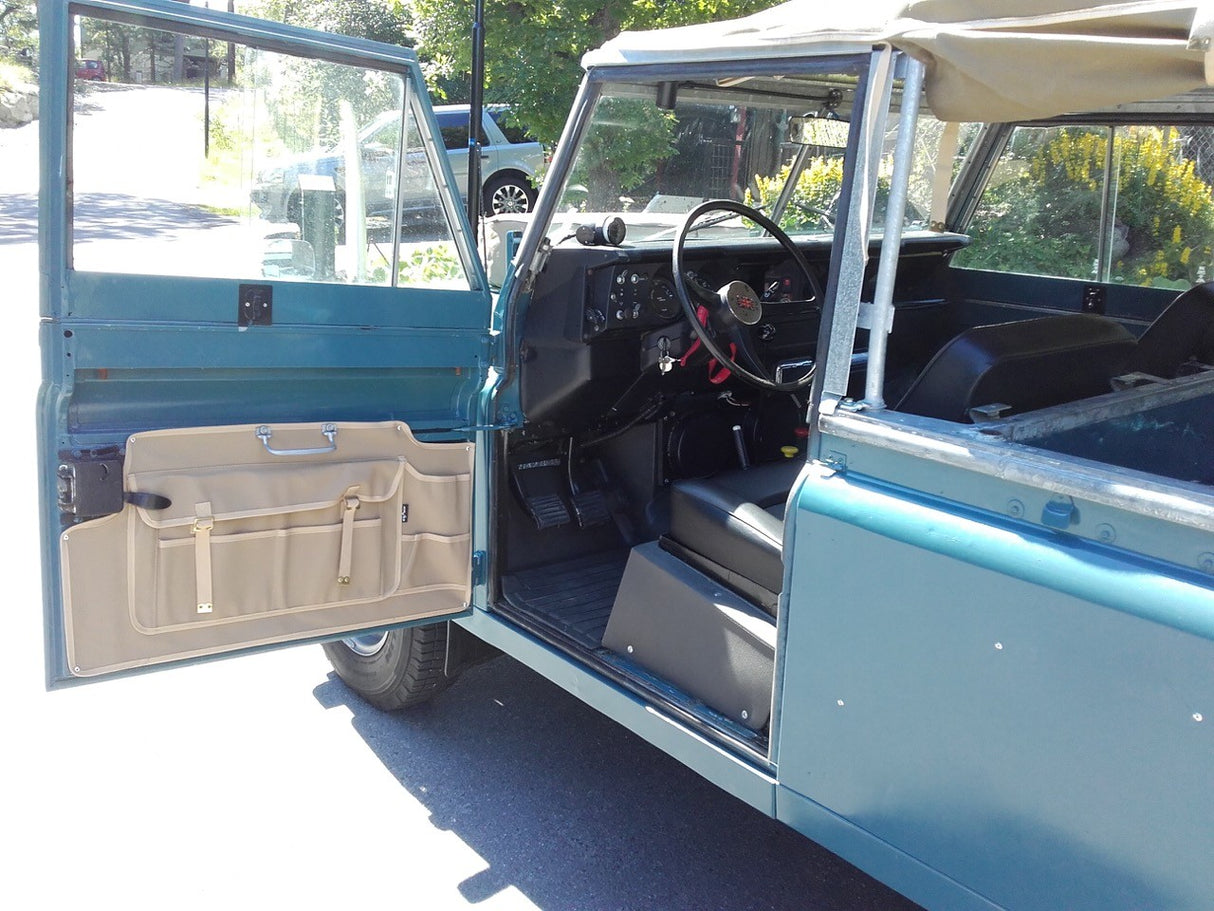 Canvas Türtaschen (Paar) vorne Serie "Sand"