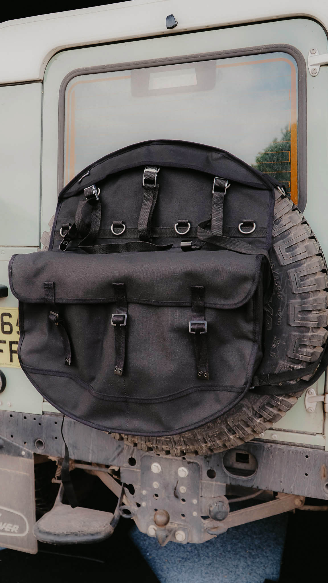 Reserveradrucksack Canvas "Black"