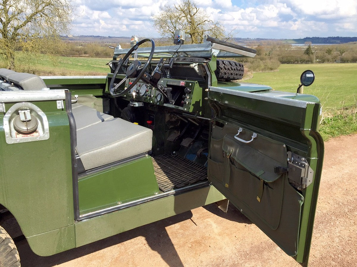 Canvas Türtaschen (Paar) vorne Serie "Khaki"