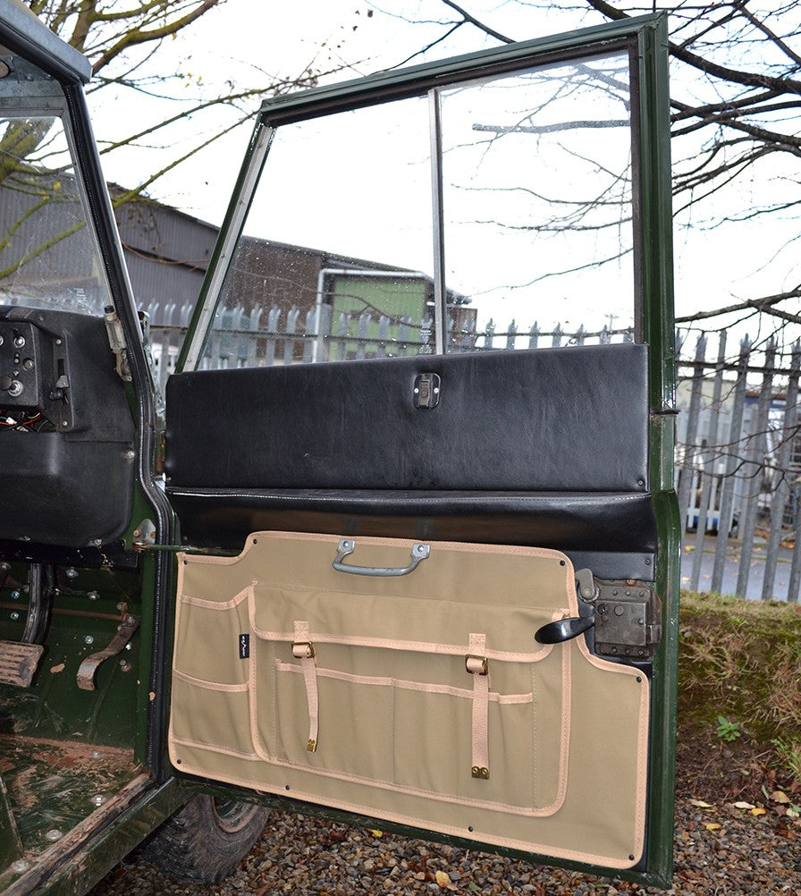 Canvas Türtaschen (Paar) vorne Serie "Sand"