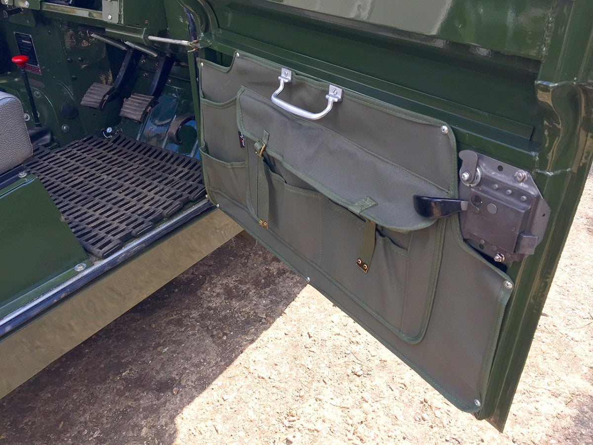 Canvas Türtaschen (Paar) vorne Serie "Khaki"