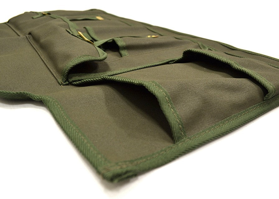 Canvas Türtaschen (Paar) vorne Serie "Khaki"