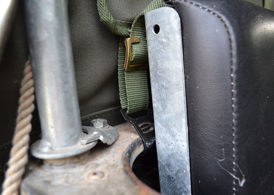 Canvas Seitentasche hinten Serie & Defender "Khaki"