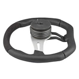 Lenkradset TREK ( Lenkrad + Nabe ) TREKFINDER für LR Defender 90/110/130 OHNE ESC, MIT 17 mm Lenksäule bzw. 36er Verzahnung