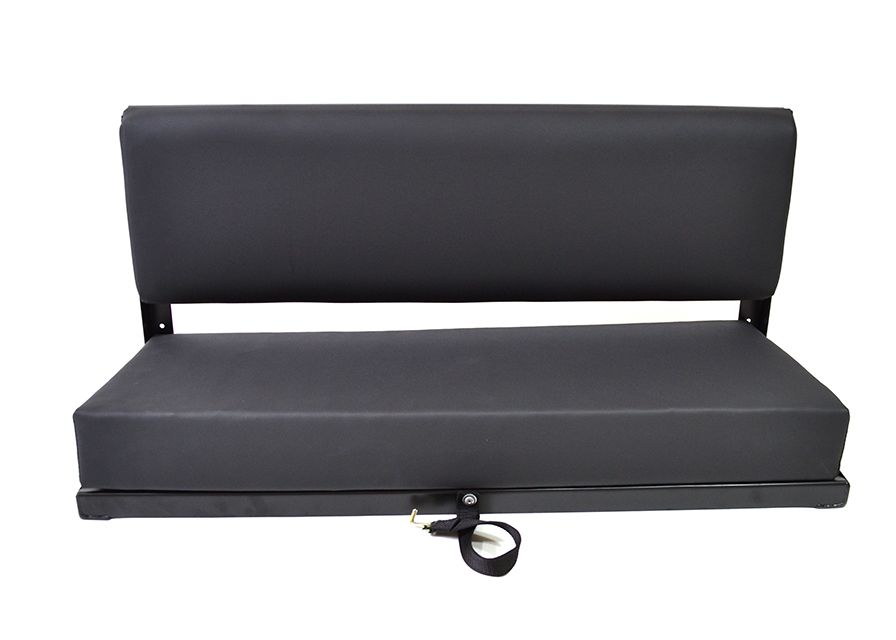 Defender & Serie 2er Sitzbank (schwarzes Leder)