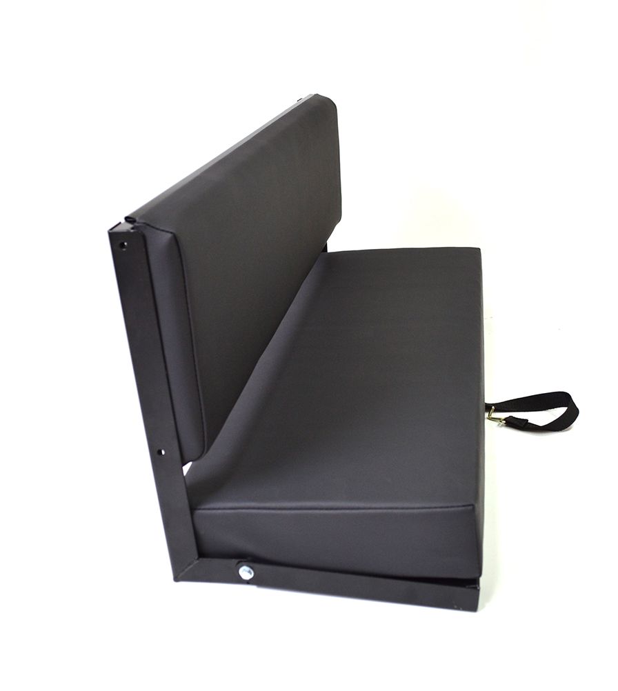 Defender & Serie 2er Sitzbank (schwarzes Leder)