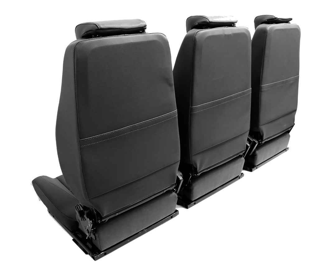 Defender "PREMIUM HIGH BACKS" Sitze (zweite Sitzreihe) (schwarzes Vinyl)