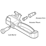 Defender Türgriffe (Paar) Aluminium außen (CNC-gefräßt, schwarz)