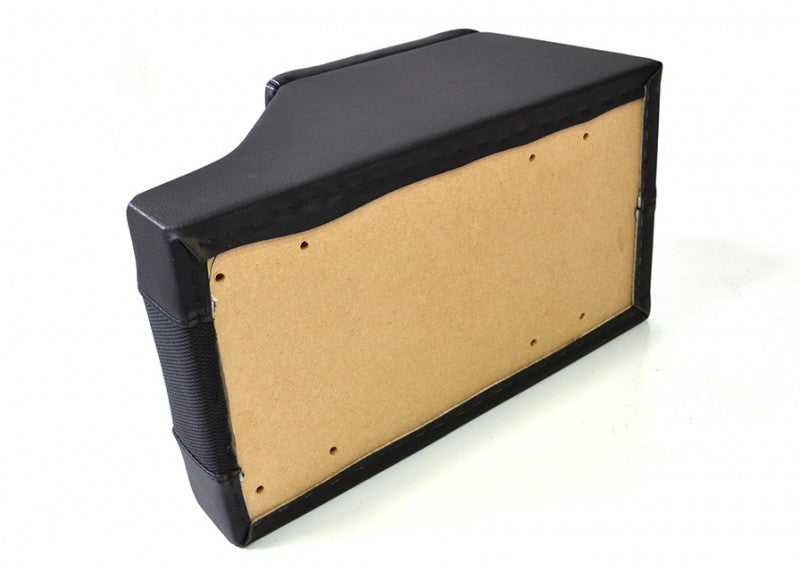 Premium Cubby Box (XS schwarzes Vinyl, weiße Naht)