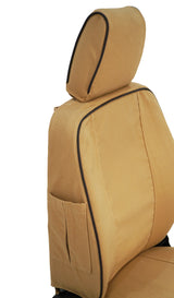 Sitzbezüge (Paar) Defender "Standard" Frontsitze (Sand)