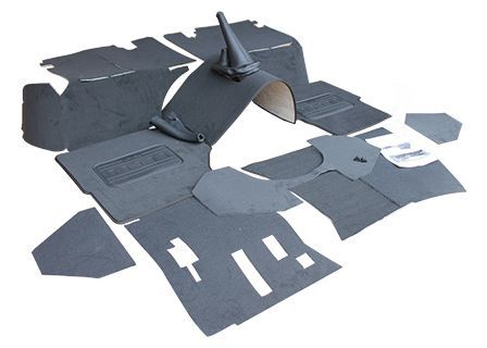 Teppich-Set vorne Defender mit R380 Getriebe (TD5 / späte 300TDI)
