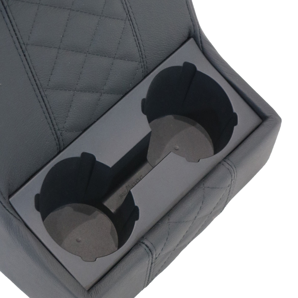 Premium XL Cubby Box (Diamond, schwarzes Leder)